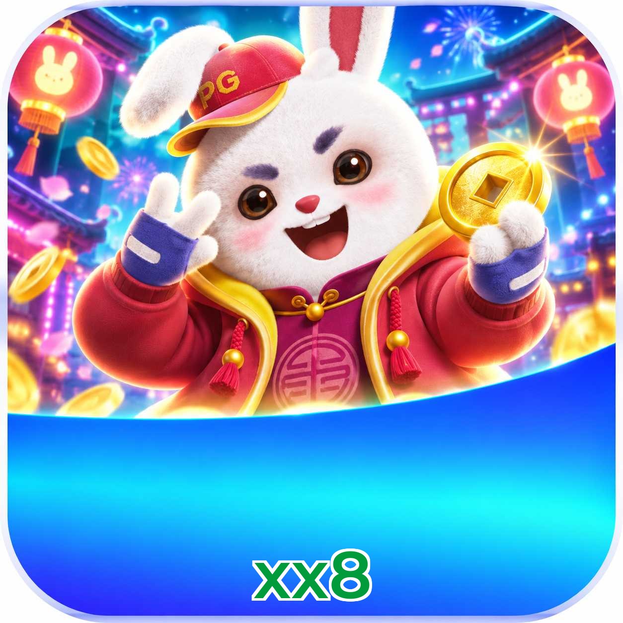 Interface de jogos na xx8 incluindo Plushie Frenzy